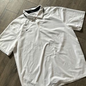 Nike white golf polo in great condition